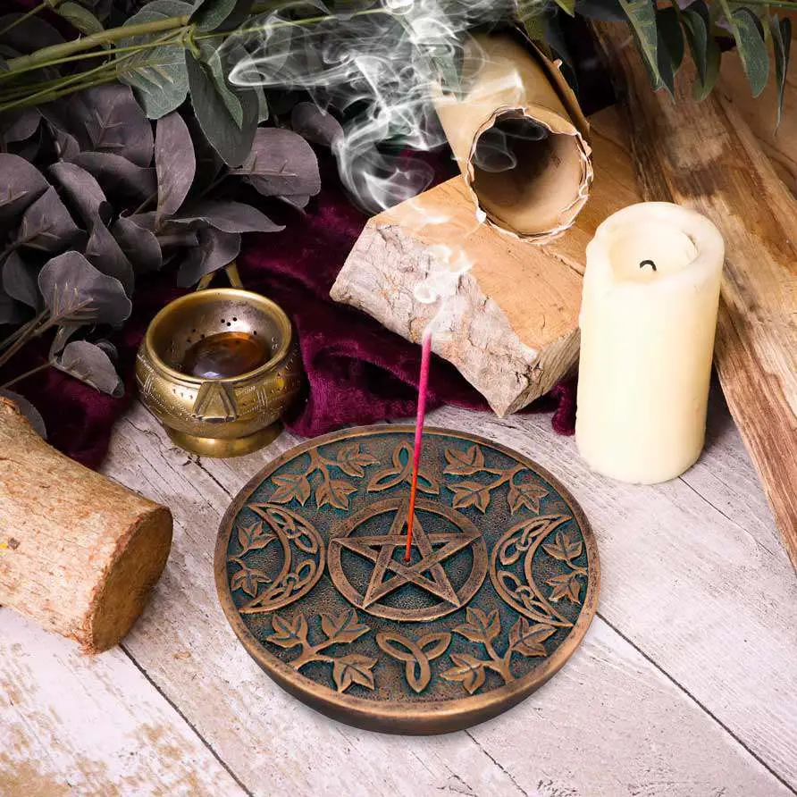 Divine Essence Wiccan Incense Burner - Figurine